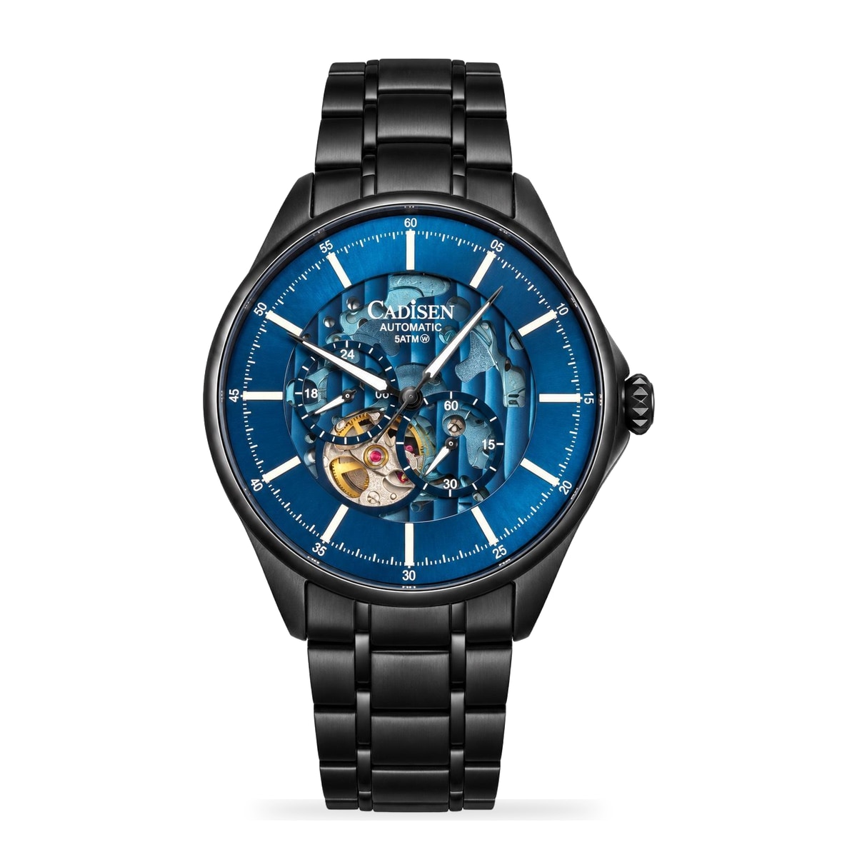 CADISEN 8192G LỘ MÁY — Mặt Xanh
