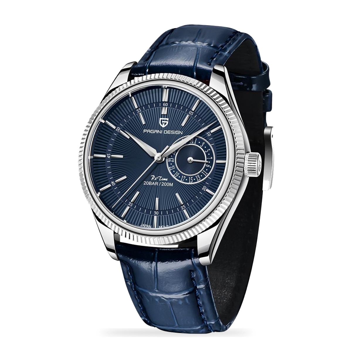 PAGANI DESIGN PD-1689 V3 QUARTZ — Xanh Viền Bạc